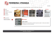 Tablet Screenshot of ferreiraefranca.com